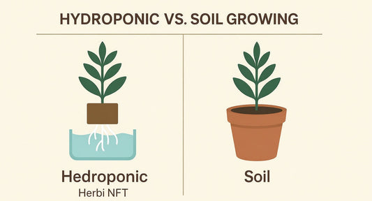 Hydroponic vs. Soil Growing: What's the Difference?